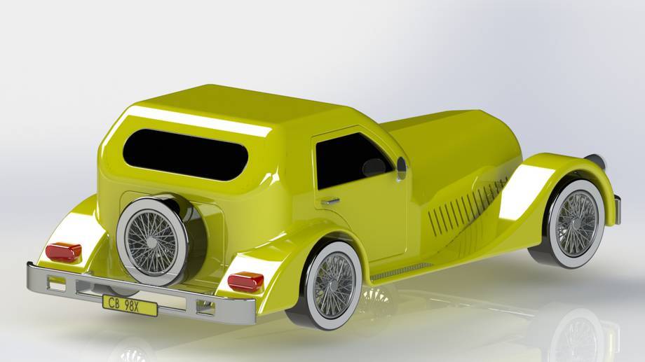 SolidWorks 
Projekt samochodu 