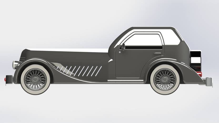 SolidWorks 
Projekt samochodu 